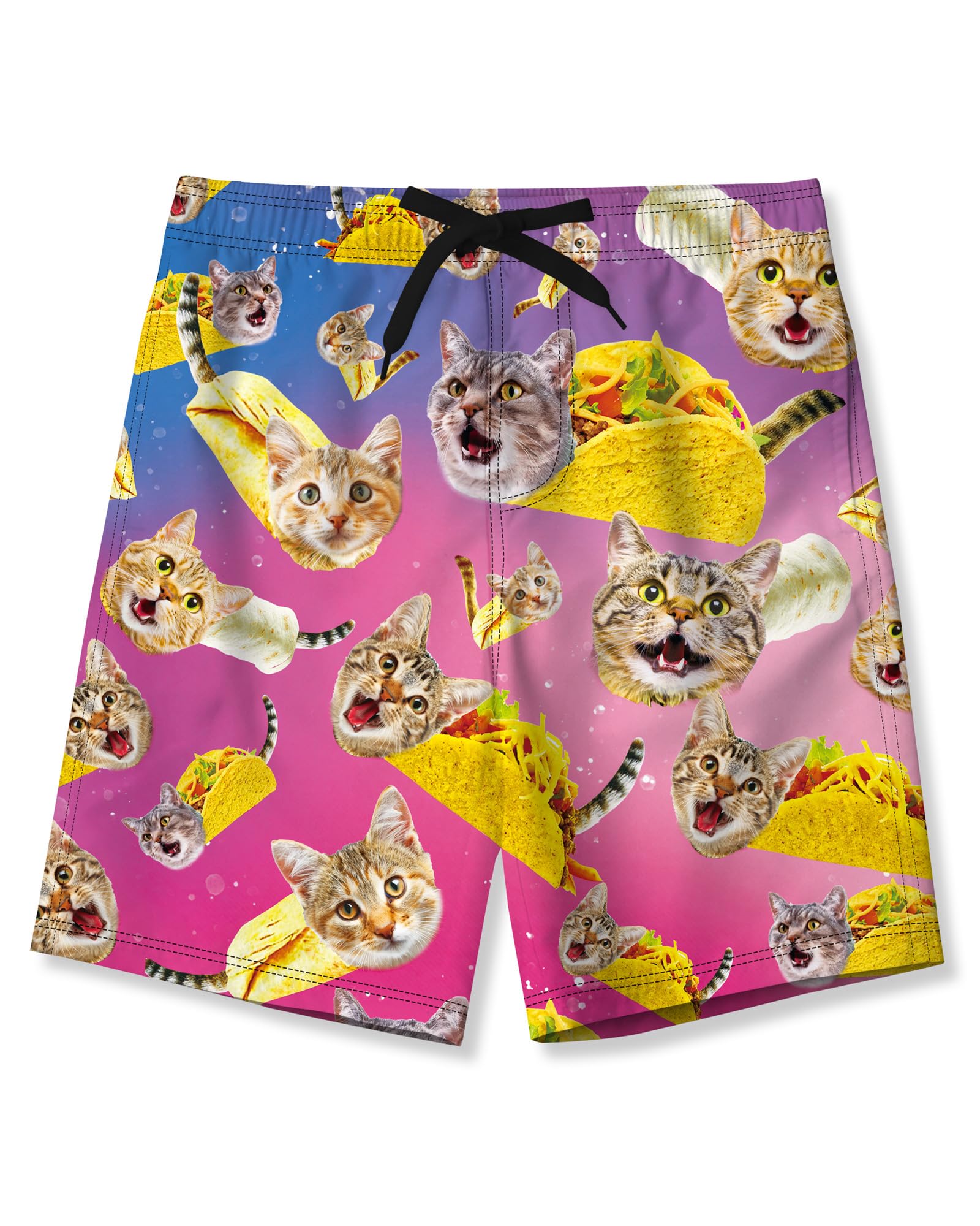 ALISISTER Boys Swim Trunks with Compression Liner with Pockets Bathing Suit 2-20 Years Old