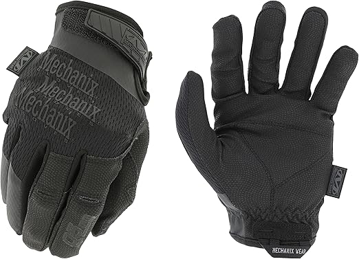 Mechanix Wear: Tactical Specialty 0.5mm High-Dexterity Work Gloves with Secure Fit and Precision Feel, Tactical Gloves for Airsoft, Paintball, Utility Use, Gloves for Men (Black, X-Large)
