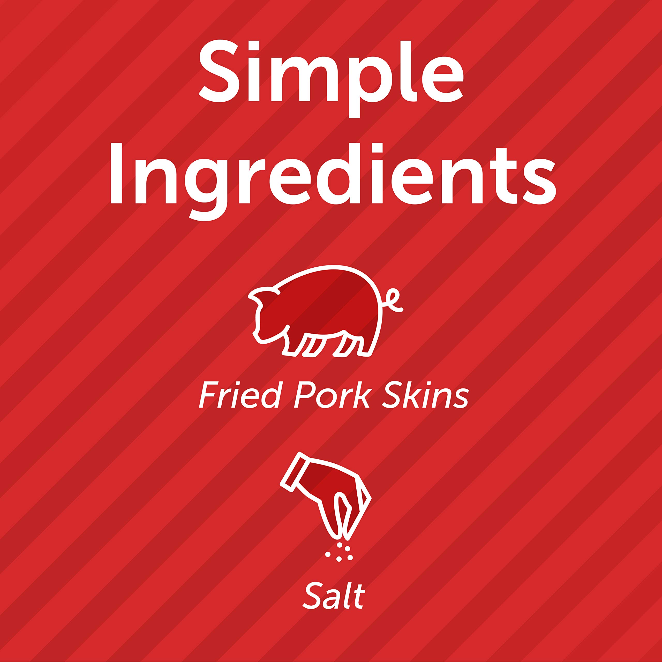 Utz Pork Rinds, Original Flavor - Keto Friendly Snack with Zero Carbs per  Serving, Light and Airy Chicharrones with the Perfect Amount of Salt, 8 ...
