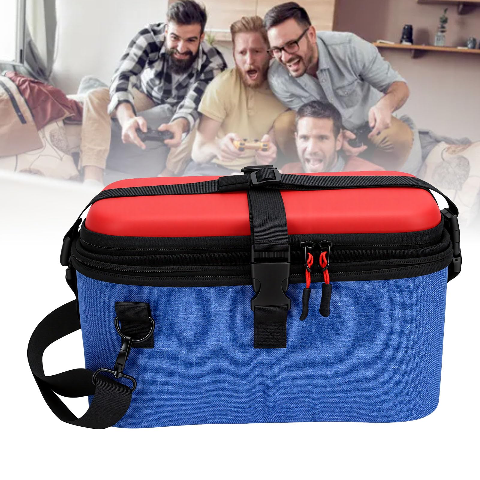 Fabater Custodia da Trasporto per Controller di Gioco Resistente Impermeabile a Doppio Strato per Accessori da Viaggio per 2 Protezione Rigida in EVA