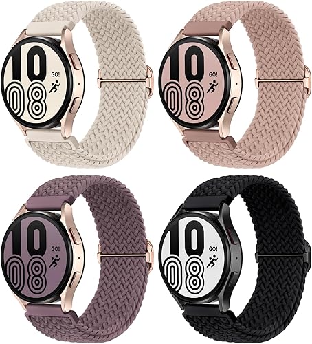 Knossen Correas de reloj de 0.787 in compatibles con Samsung Galaxy Watch 6 5 4 1.575 in 1.732 in, Galaxy Watch 6 4 Classic, Galaxy Watch 5Pro,