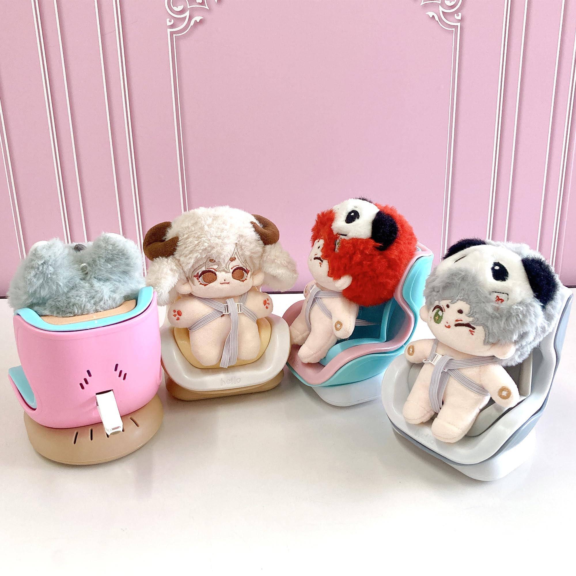 Amazon.co.jp: 10cmぬいぐるみ用カーシート グレー ぬい服 着ぐるみ