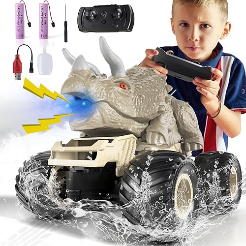 Bennol Juguetes de dinosaurio con control remoto para niños de 3-5, 4, 7, 8-12, 2.4 GHz, juguetes de dinosaurio a control remoto, regalos para niños