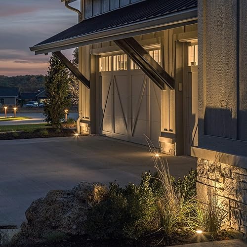 Miniatura 9 de Malibu - Juego de 4 luces LED de bajo voltaje para exteriores, 4 W, 200 lúmenes, kit de iluminación LED de paisaje, 2800 K, luz blanca cálida para