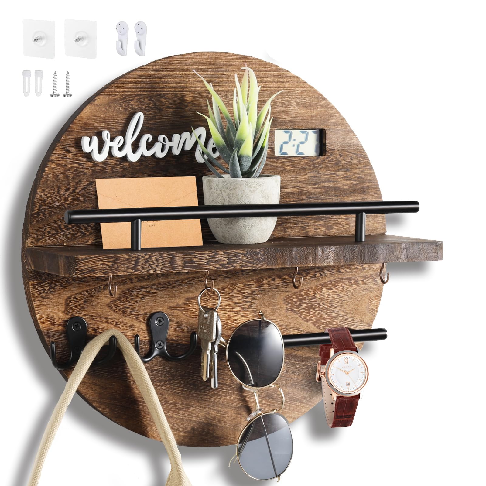 Amazon.com: LEIRUOTM Key Holder for Wall, Key and Mail Holder