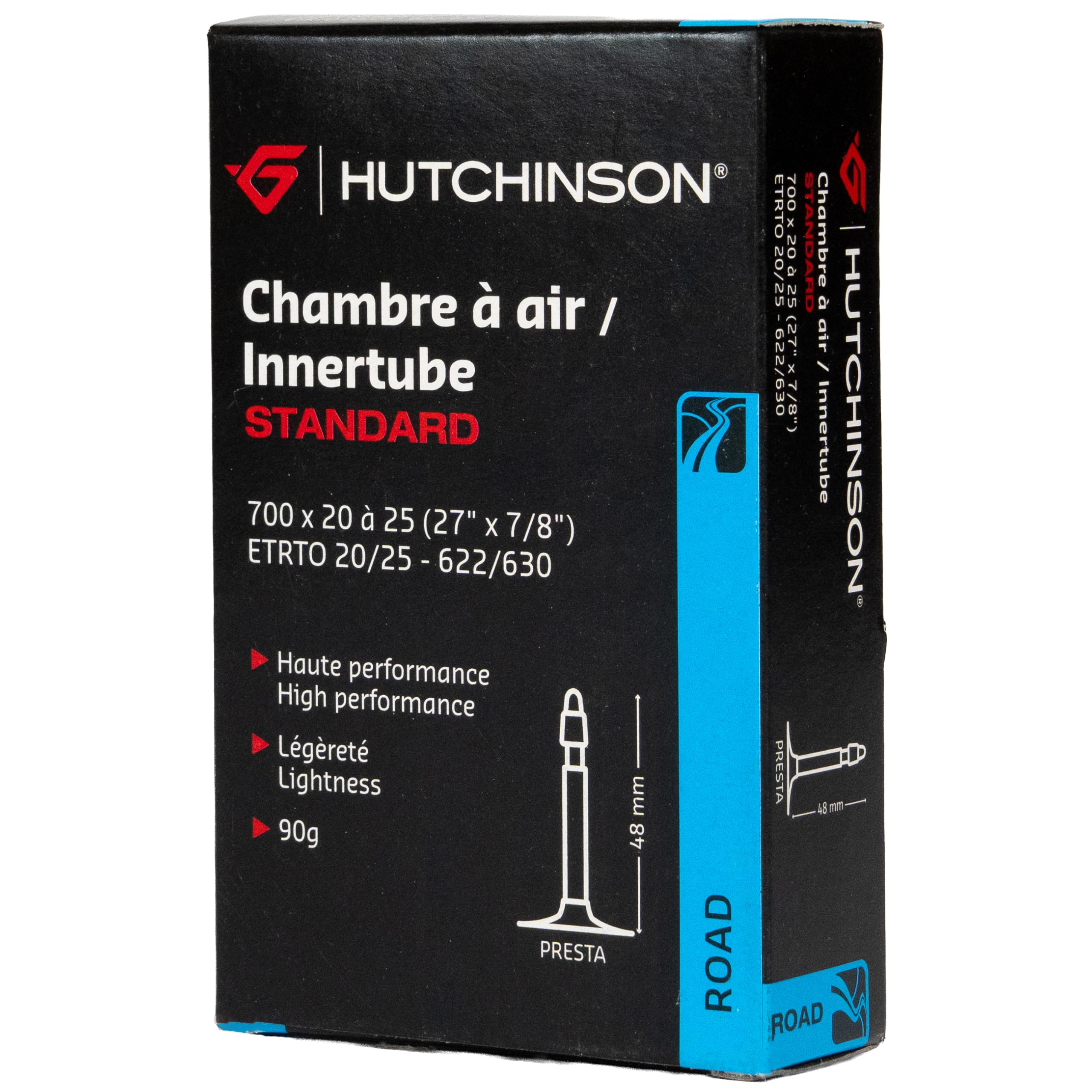 Hutchinson Standard Road Inner Tube – Presta Valve (48mm) – 700 x 20/25c