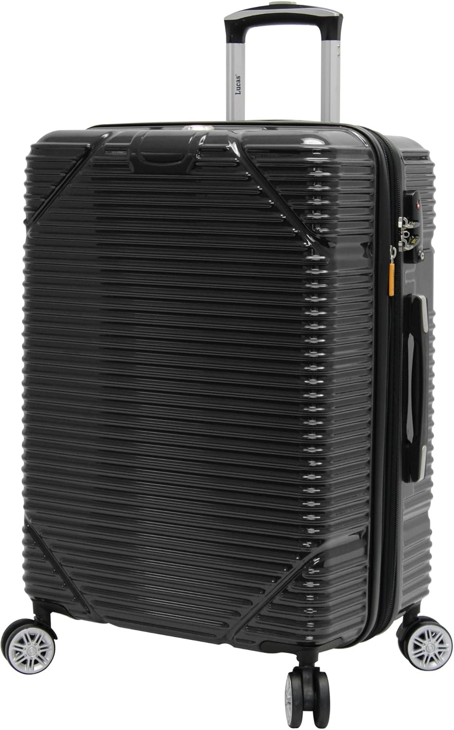 Lucas Troy Hard Case Large 28" Expandable Luggage With