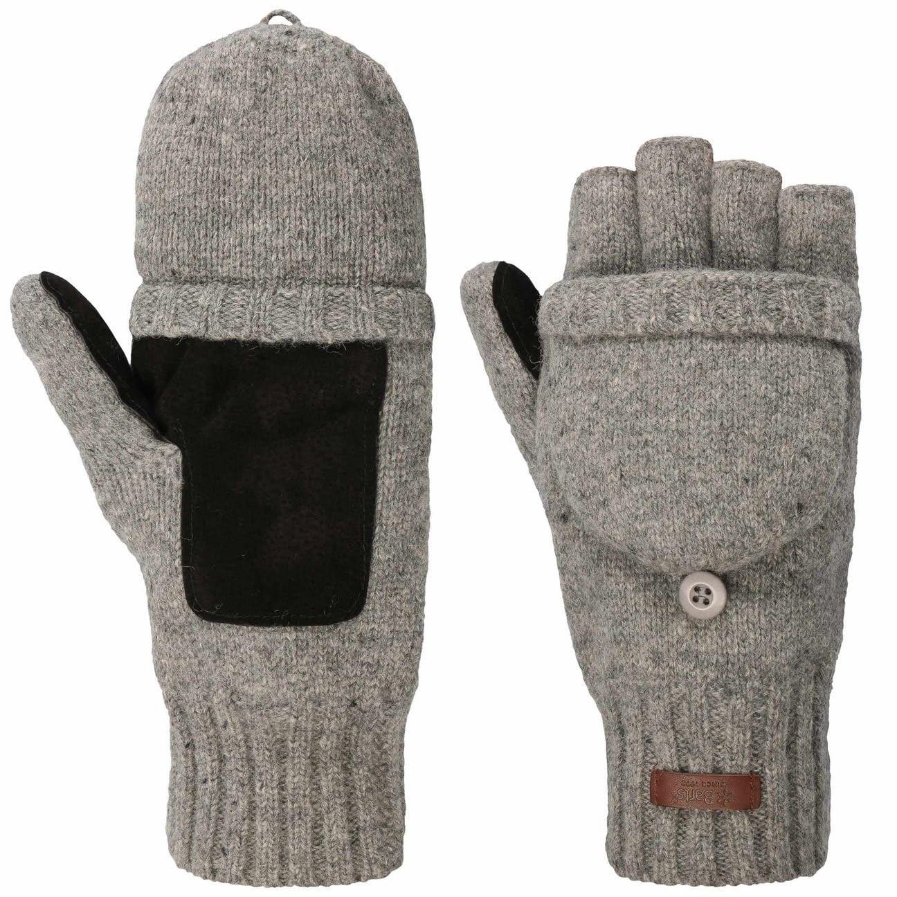 Barts Men's Gris Mittens Haakon