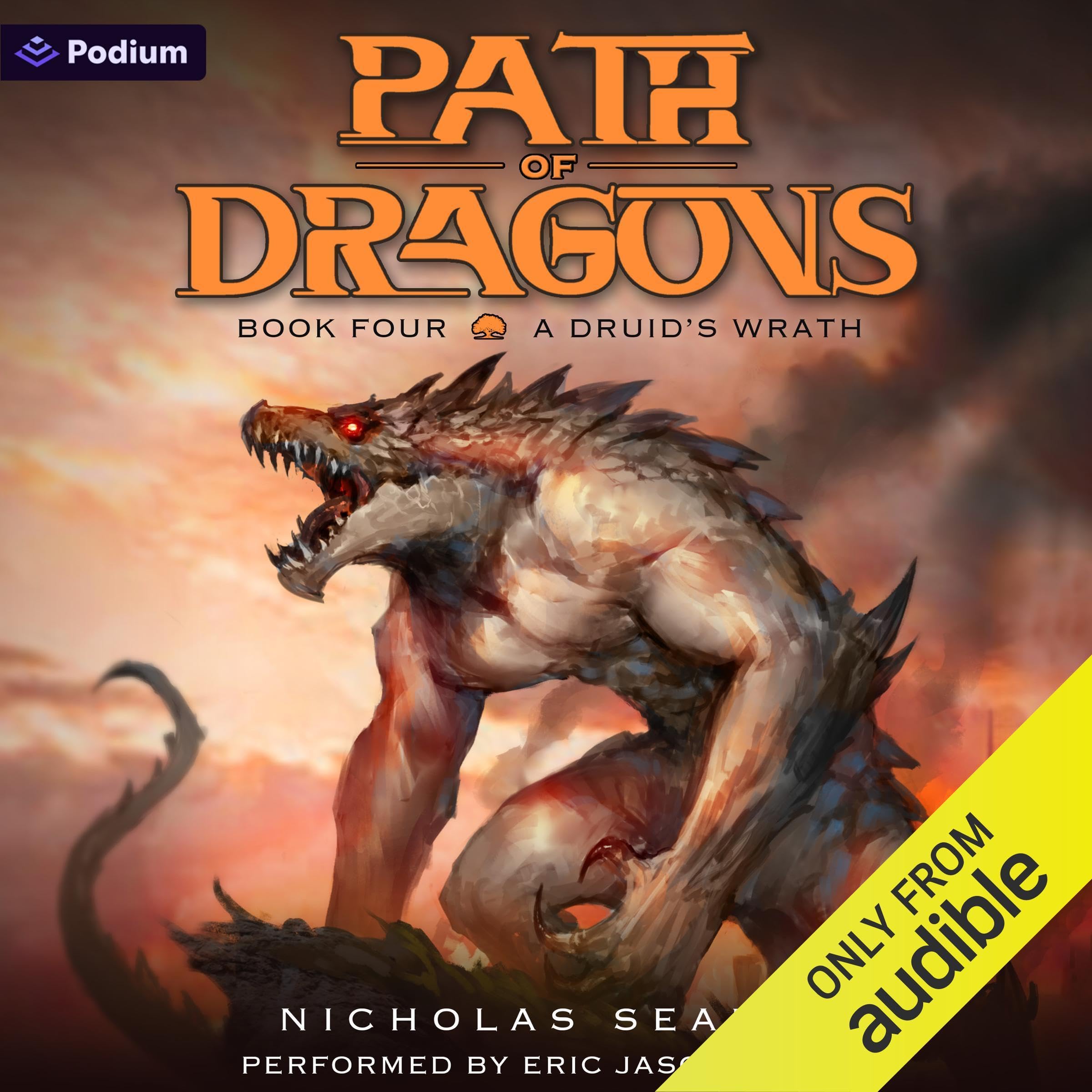 Cover art for A Druid's Wrath: An Apocalypse LitRPG