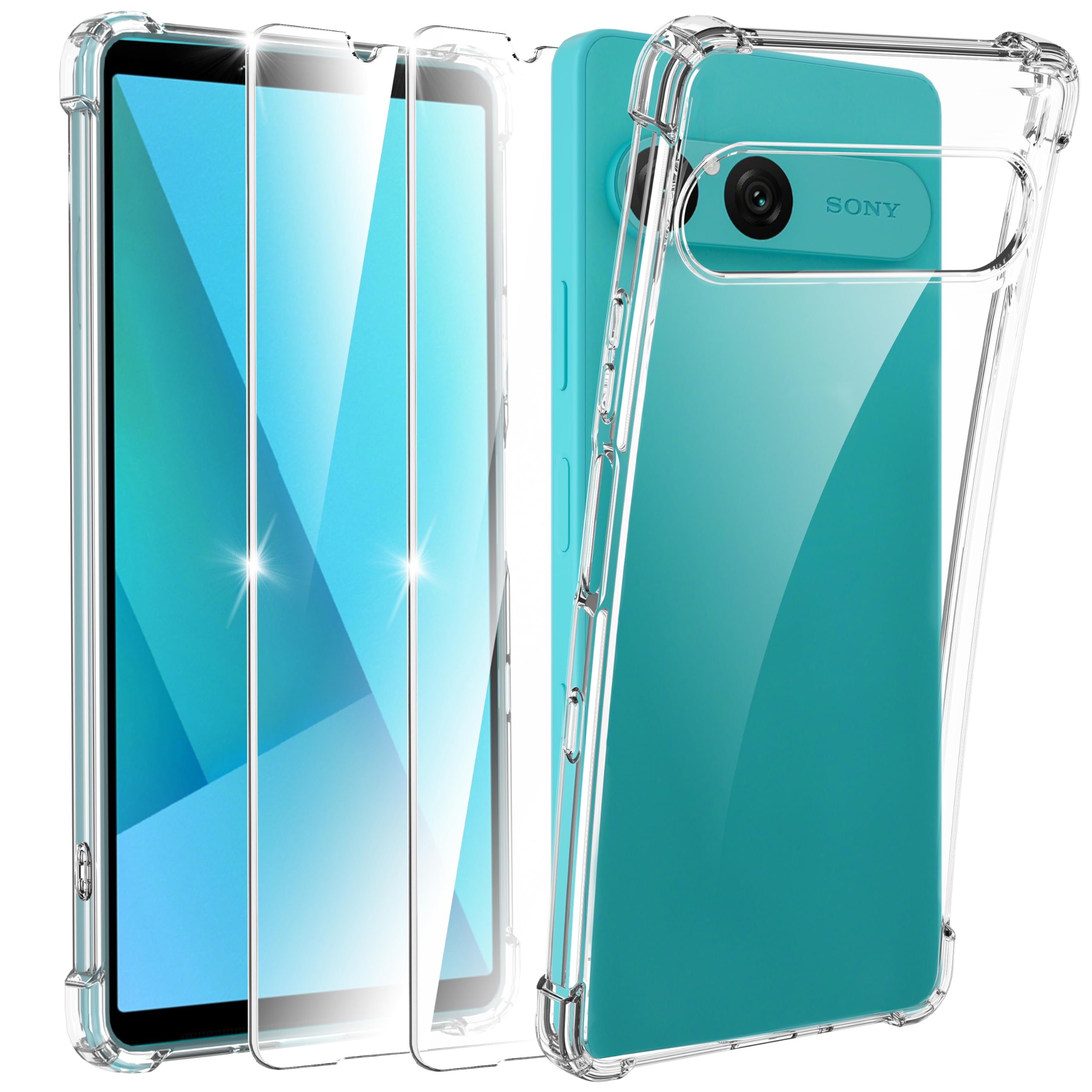 Amazon.co.jp: Sony Xperia 10 VII 用 耐衝撃 ケース クリア TPU