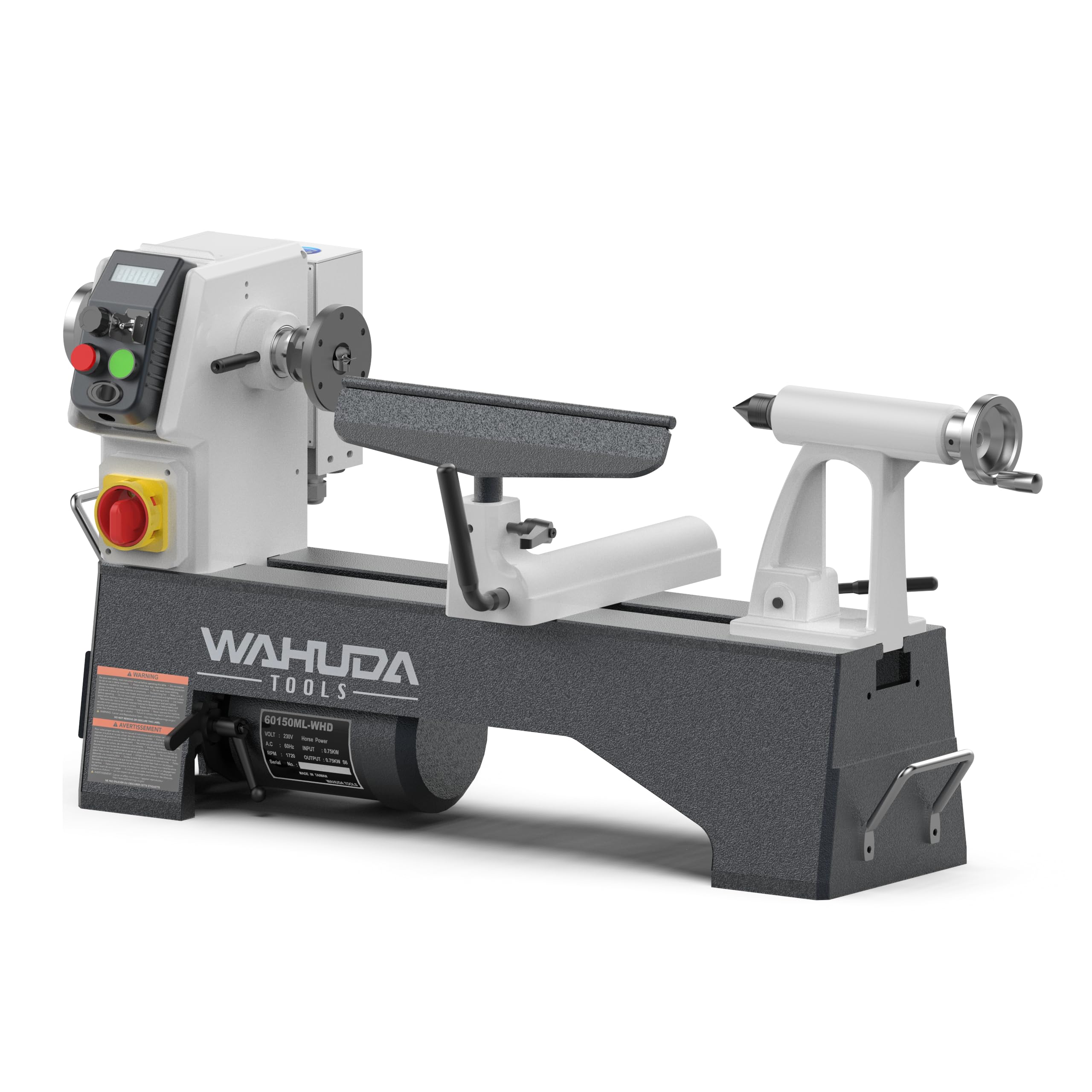 Benchtop 15" Variable Speed Wood Lathe w/induction motor