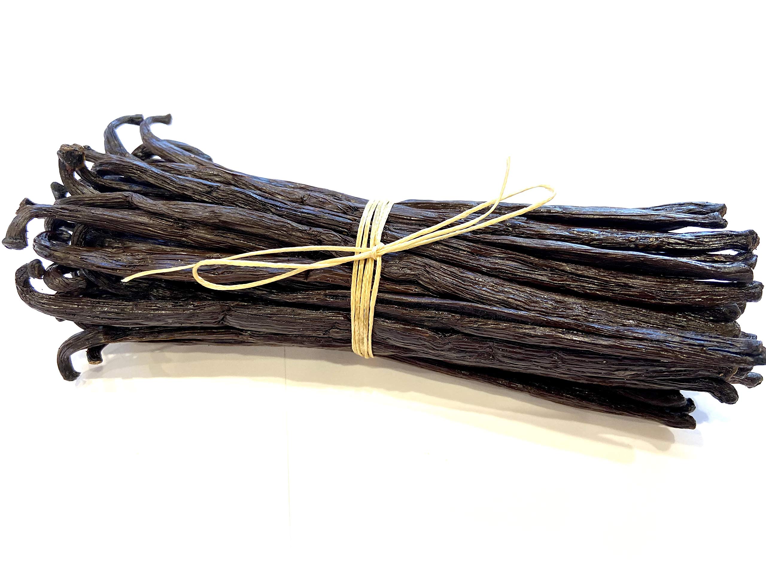 Madagascar Vanilla Beans - Vacuum Sealed Grade A Vanilla Pods - Rich, Creamy Flavor & Aroma -Great for for Baking, Homemade Extract, Paste, Brewing, Coffee, Cooking (15)