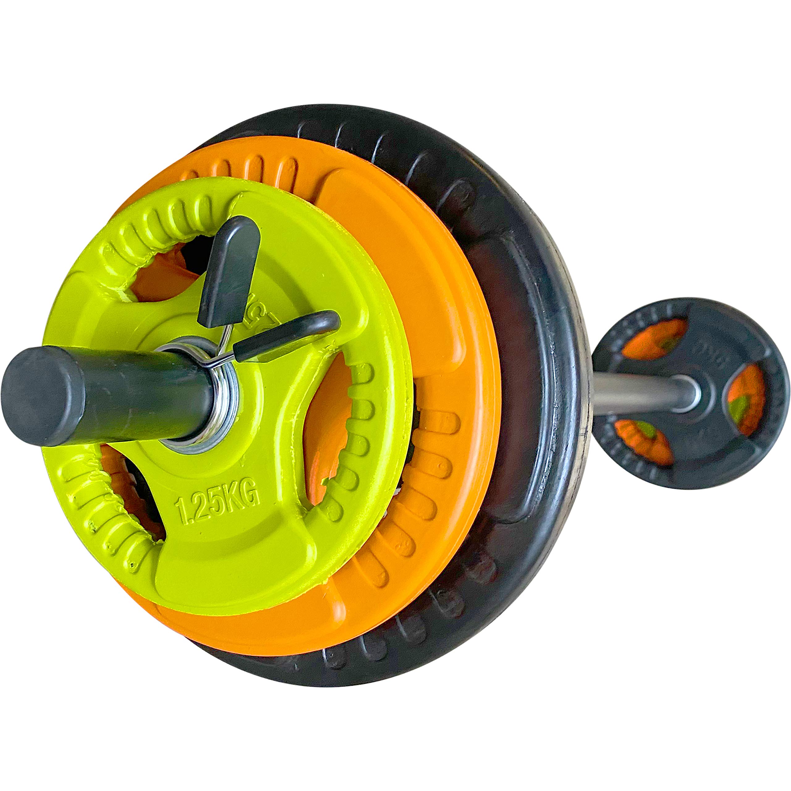 BodyRip Tri-grip Studio 17.5kg Barbell for Professional Studio and Home Workouts