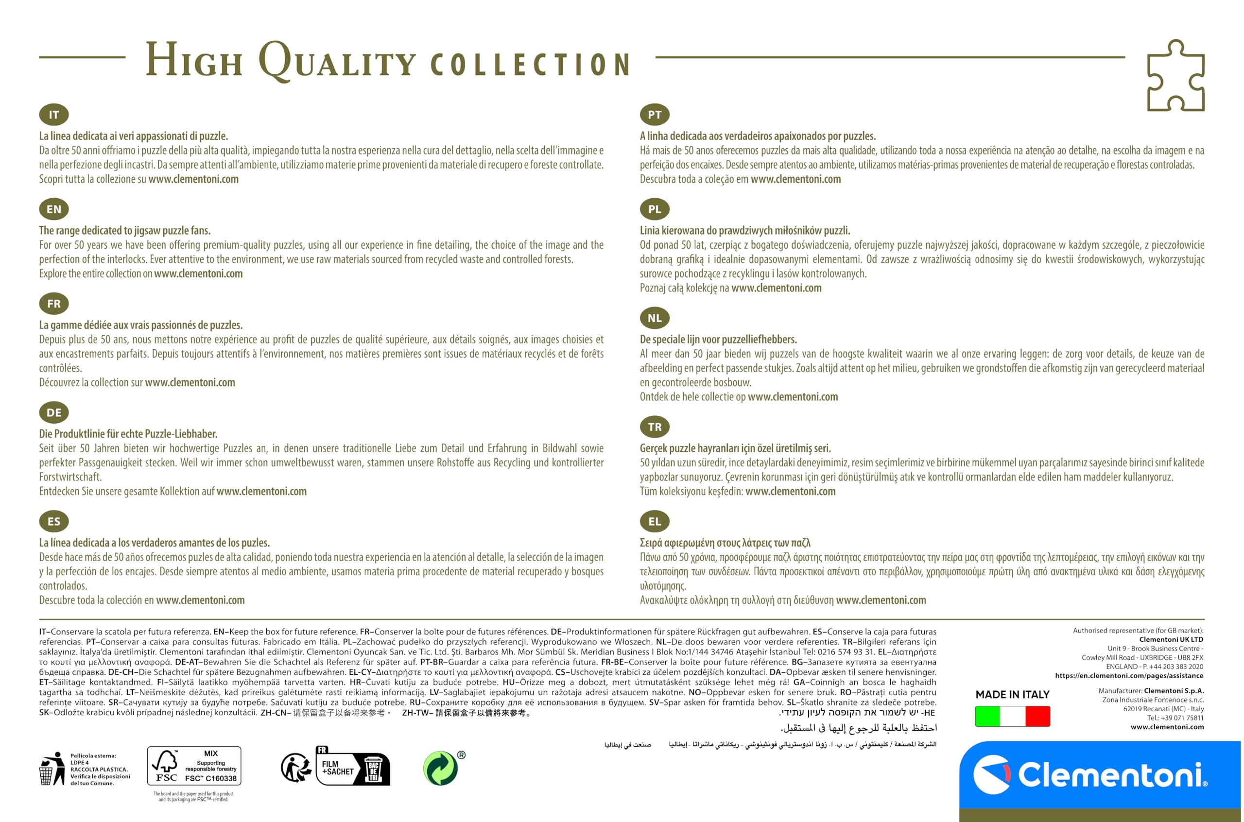 Clementoni - 32565 - Mordillo Puzzle - La Selva - 2000 Piezas - Hecho En Italia - Rompecabezas