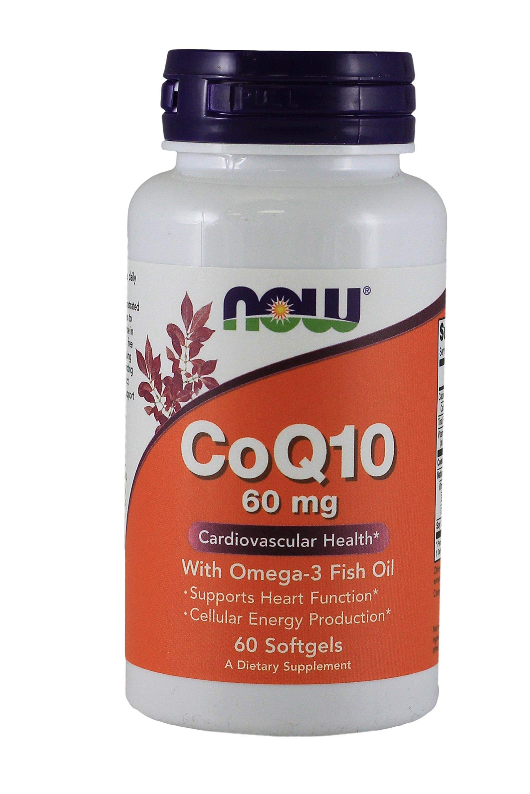 Now Foods - Co Q 10 With Omega-3 Fish Oil, 60 mg, 60 softgels (B002FK1N90) Amazon Price History, Amazon Price Tracker