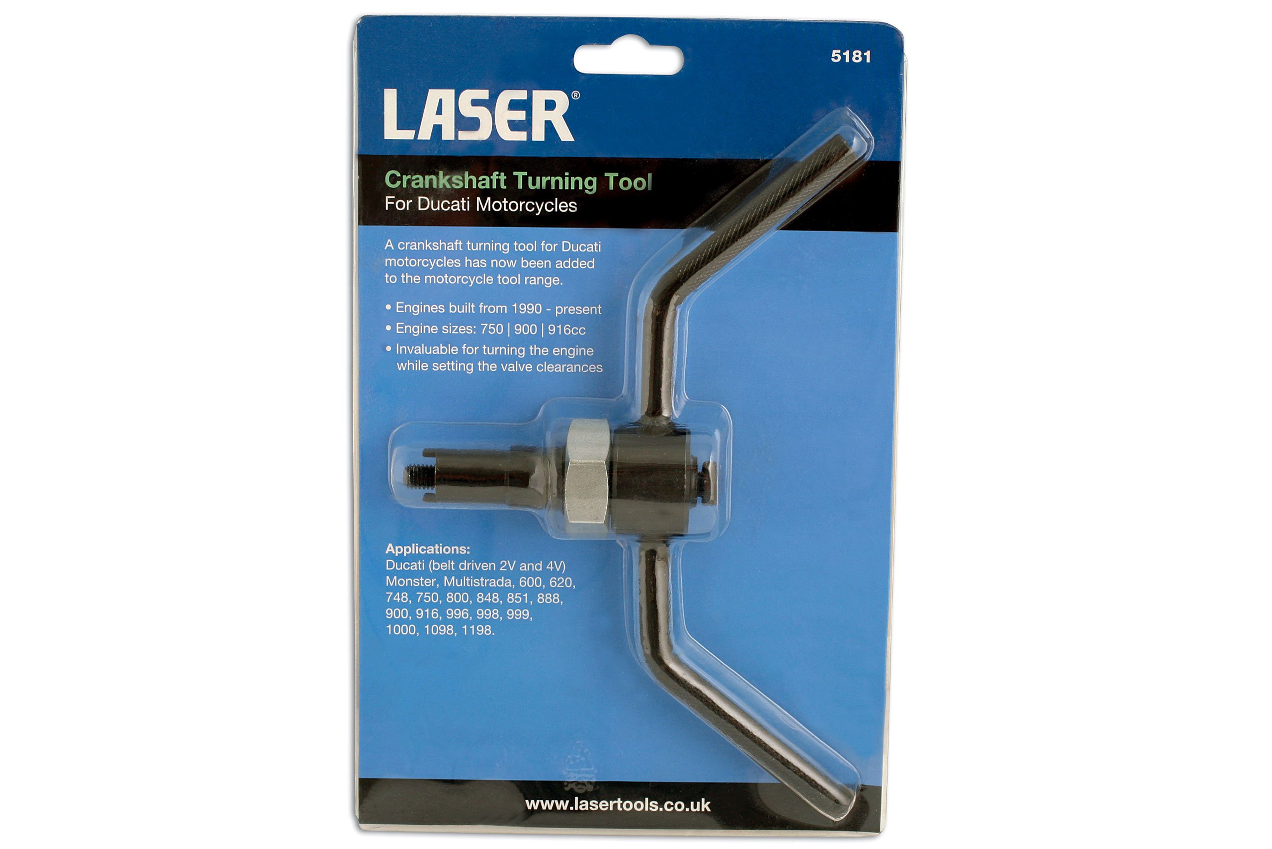 LASER TOOLS Dopset 2-delig voor & achterwiel 1/2D Ducati - Bike Equipment