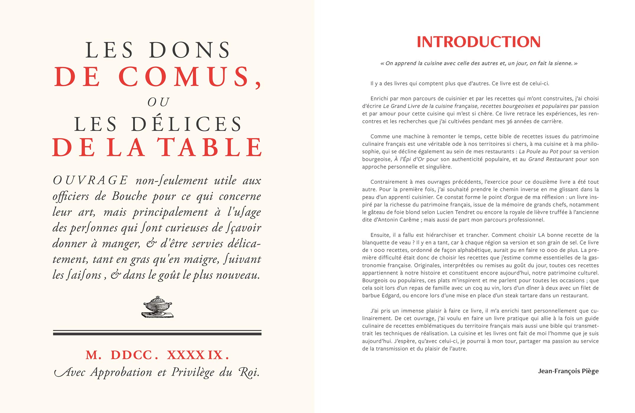 La cuisine bourgeoise française par JF Piège: Recettes bourgeoises et populaires