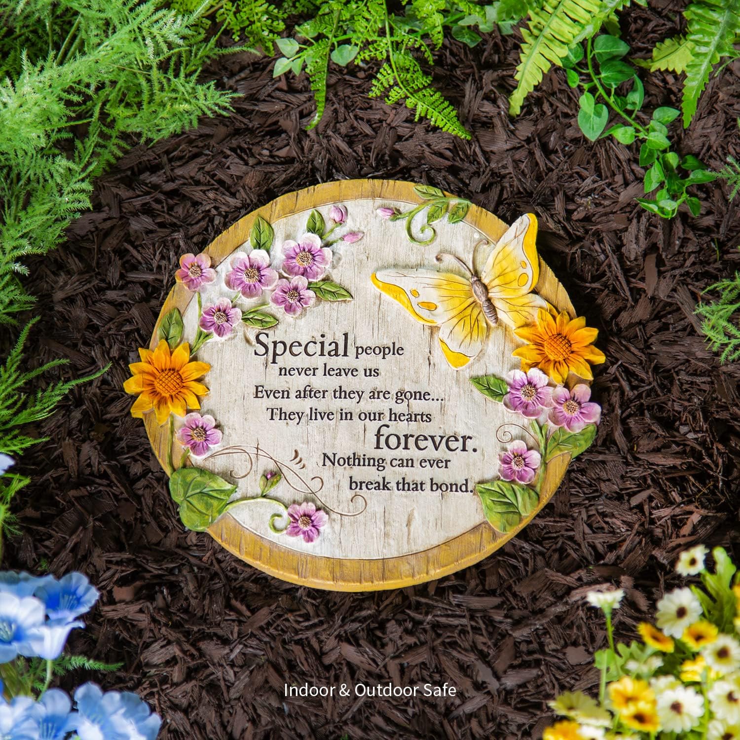 Evergreen Garden Special People Never Leave Us Even After They are Gone Stepping Stone - Memorial Gifts Garden Decor