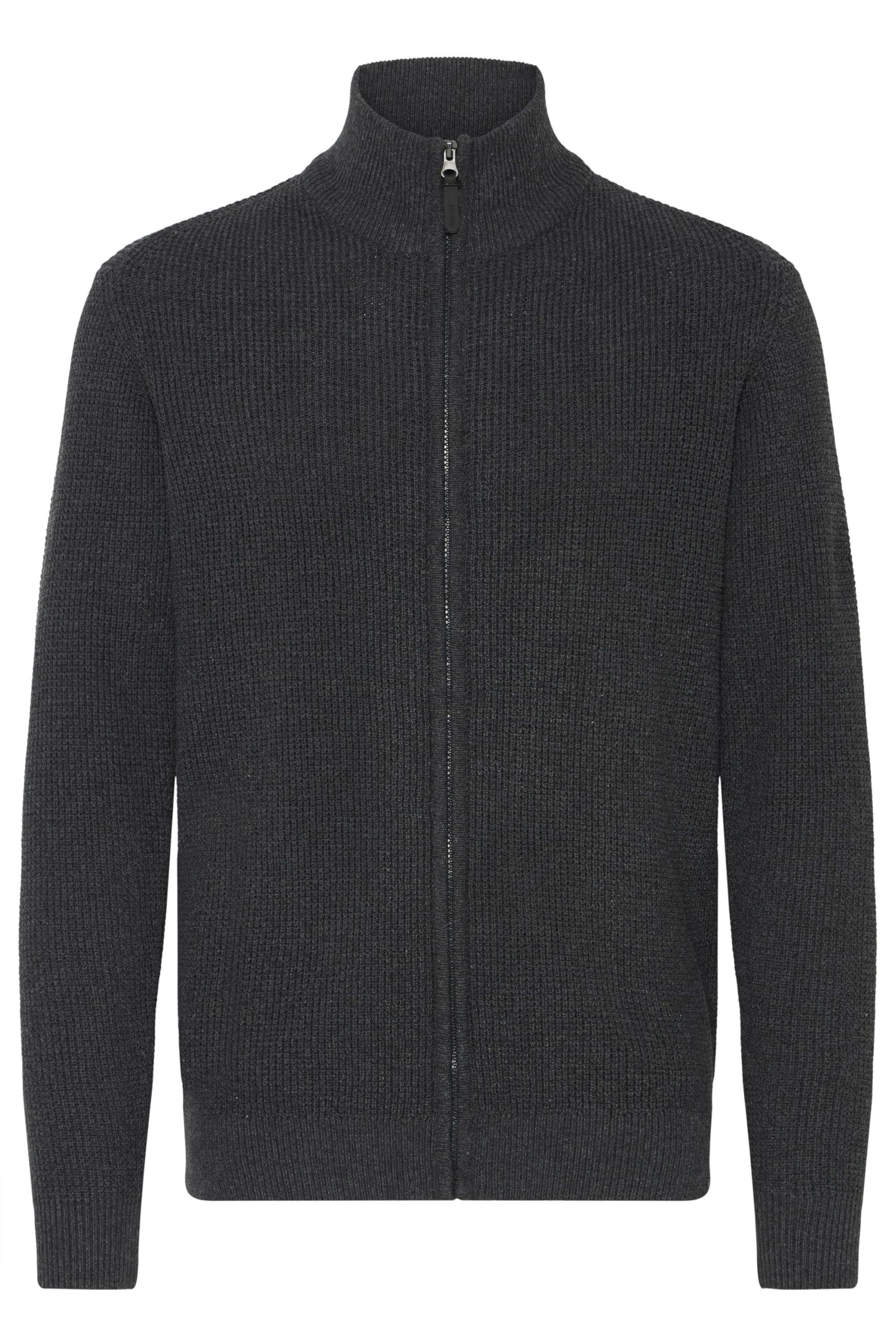 Indicode IDRevil Herren Zip-Jacke Pullover Zipper Grobstrick