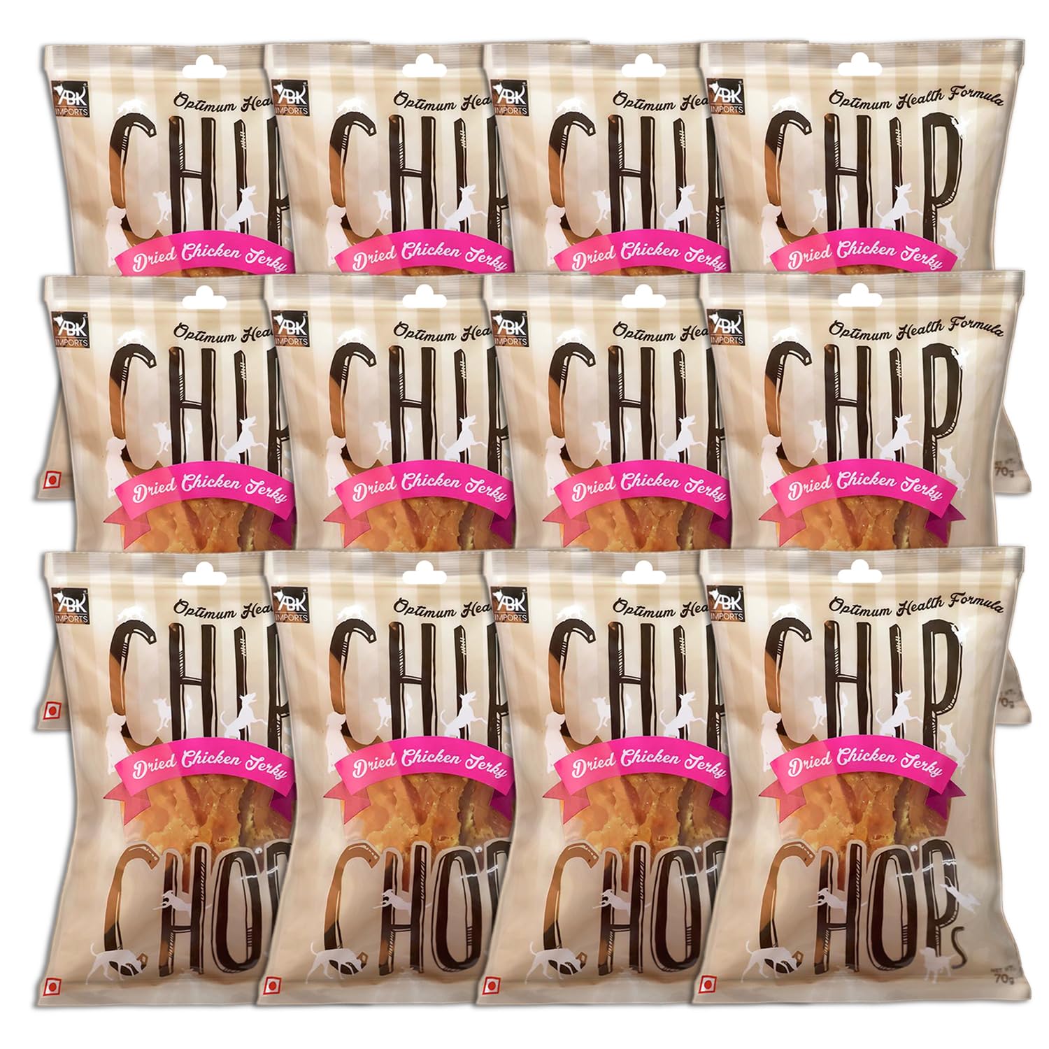 Chip Chops Sun Dried Dog Treat, Easily Digestible, Healthy Dog Treat, Perfect for Snacks, Suitable for All Dog Breeds, (Pack of 12) - Each 70gm (B07R6S5KPB) Amazon Price History, Amazon Price Tracker