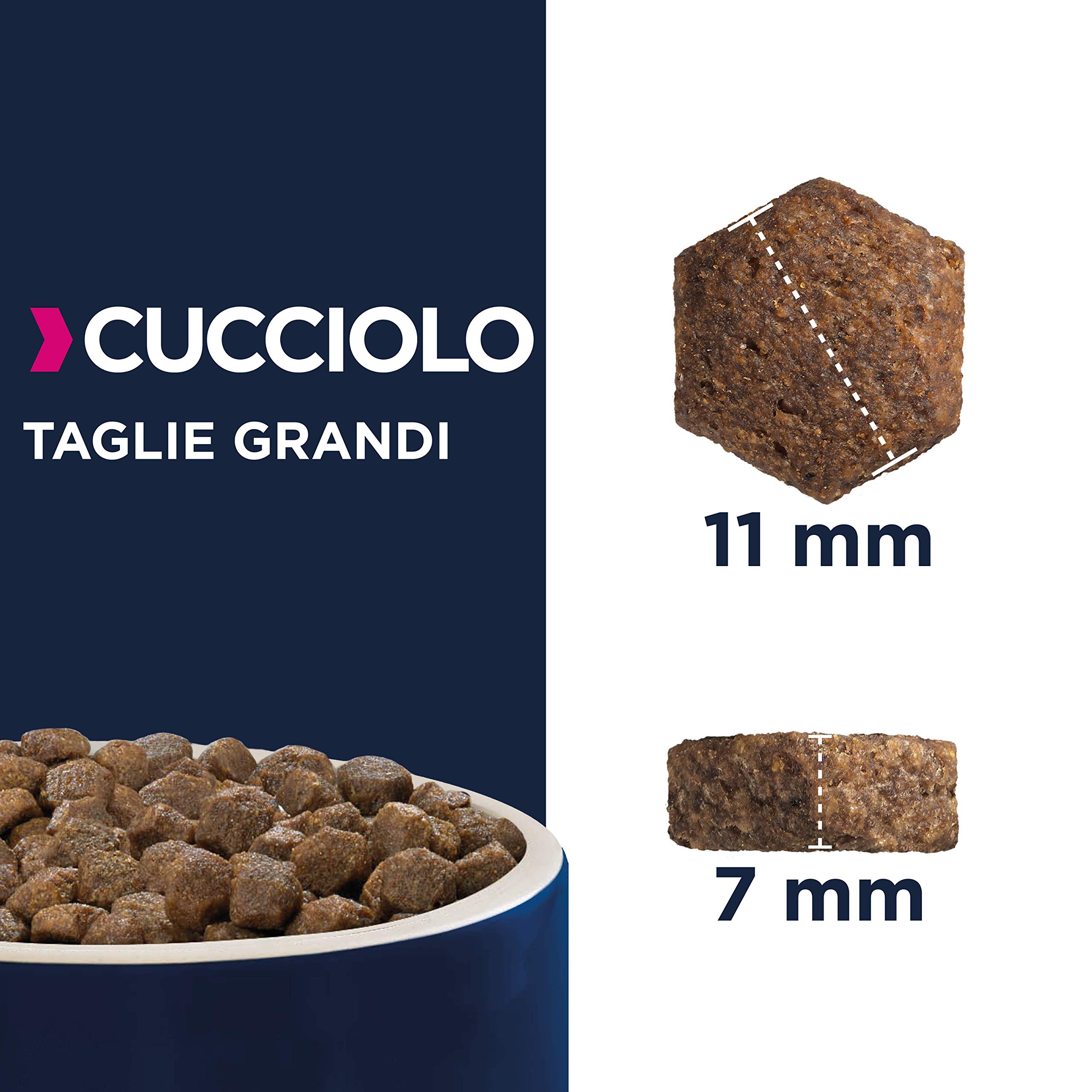 EUKANUBA Alimento Completo per Cuccioli di Taglia Grande al Pollo, Brown, 3 kg (Confezione da 1)