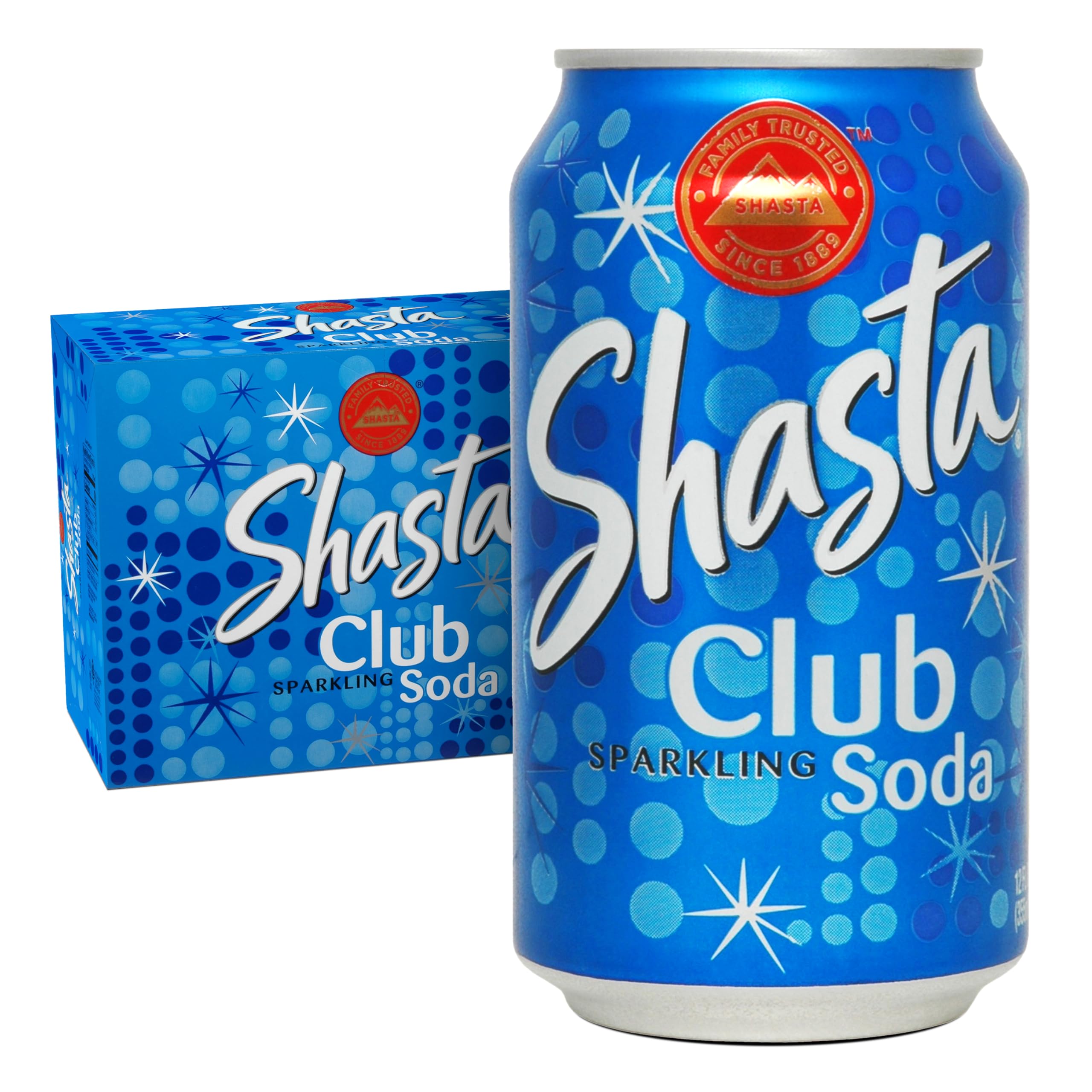 Club Soda | 12-Pack of 12oz Cans | Crisp & Clean Carbonated Mixer | No Sugar, No Caffeine | Perfect for Cocktails or Sipping Straight