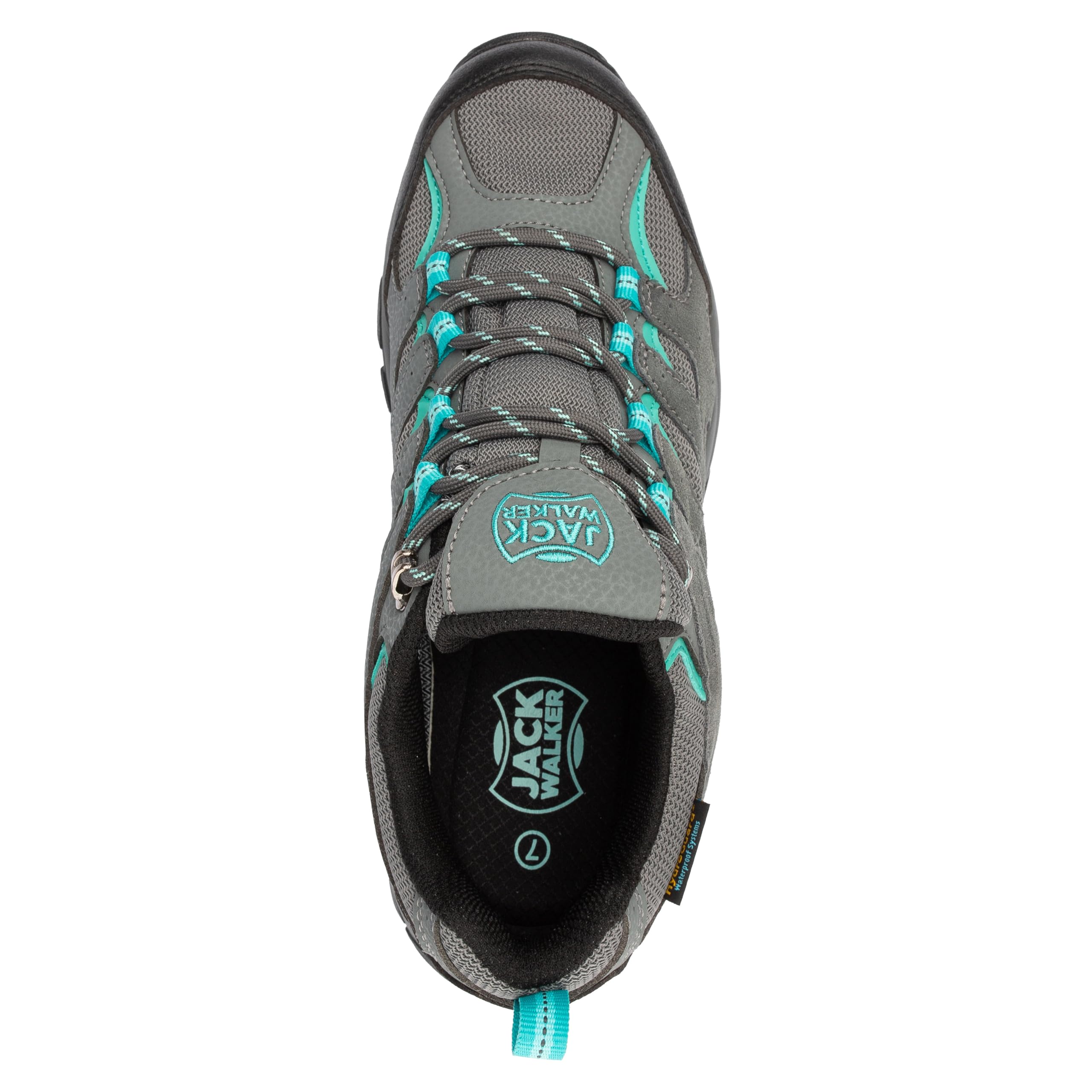 Jack Walker Zapatillas de Senderismo para Mujer Calzado cómodo de Piel de Ante con Plantillas de Espuma viscoelástica para Senderismo Actividades Casuales y al Aire Libre Lily Gris