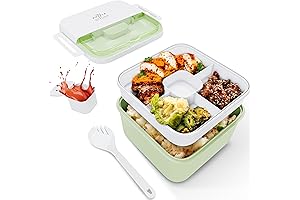 Kids Bento Boxes: Leakproof 1100ml Lunch Box for Kids & Adults