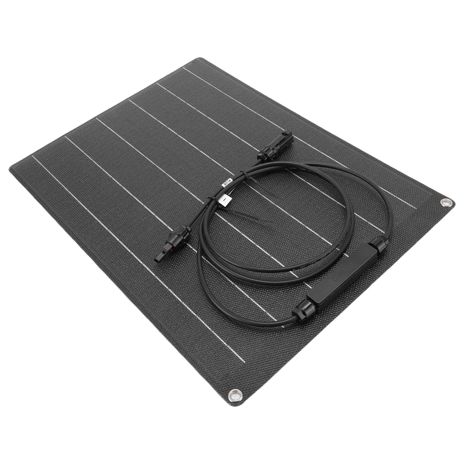 Caricatore Solare Pannello Flessibile in Silicio Monocristallino da 30 W Carica in Modo Efficiente Batterie da 12 V per, Barche, Case