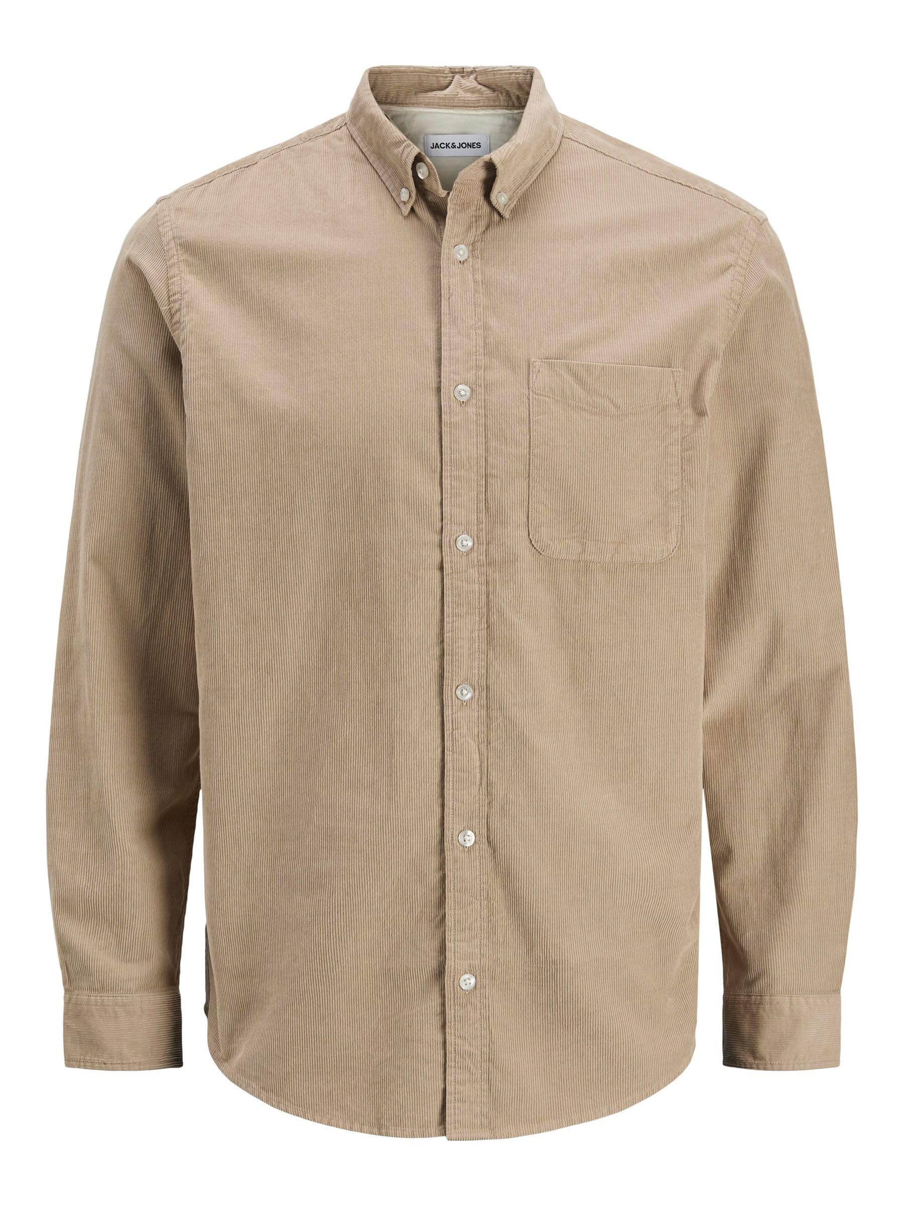 Jack & Jones Beige Overshirt Classic Cord