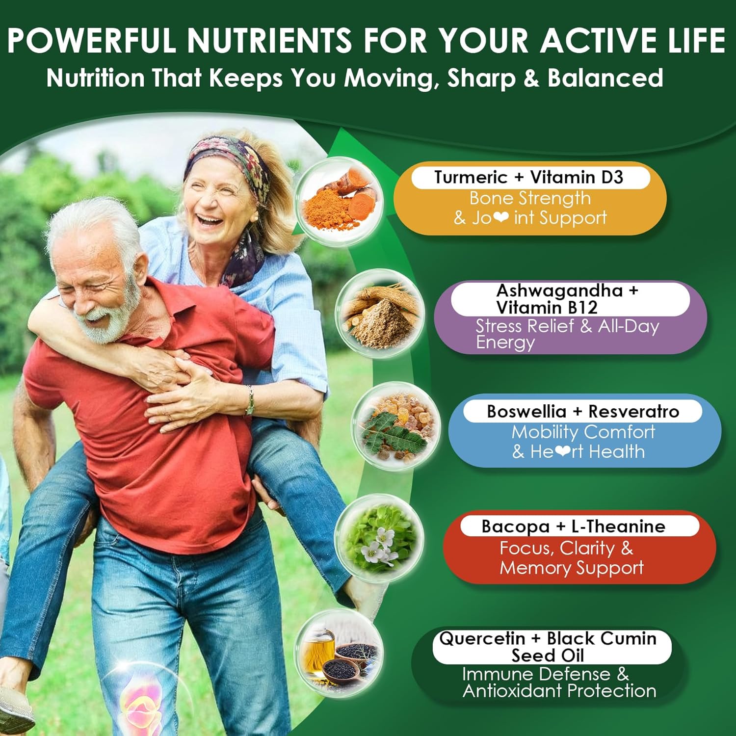 Moringa Gummies 1000mg for Women & Men Sugar-Free, 13-in-1 Superfood with Turmeric, Ashwagandha, Trans-Resveratrol, VB12 D3, Pure Moringa Leaf Supplement for Energy, Immune, Skin,Antioxidant, 60 Chews - Image 5