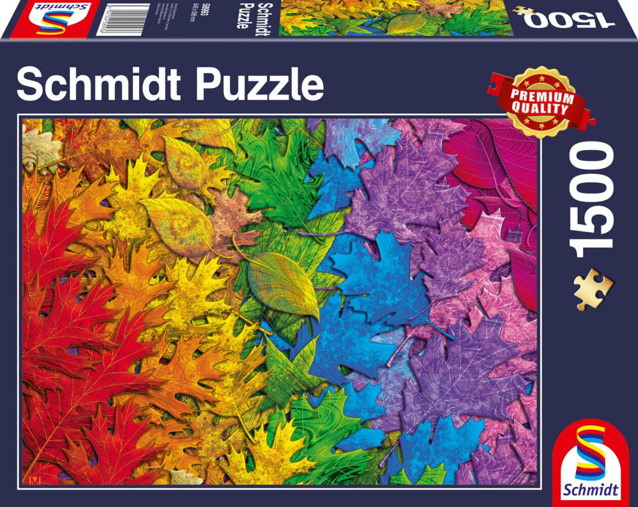Schmidt Spiele 58993 kolorowy las liściasty, 1500 elementów puzzle
