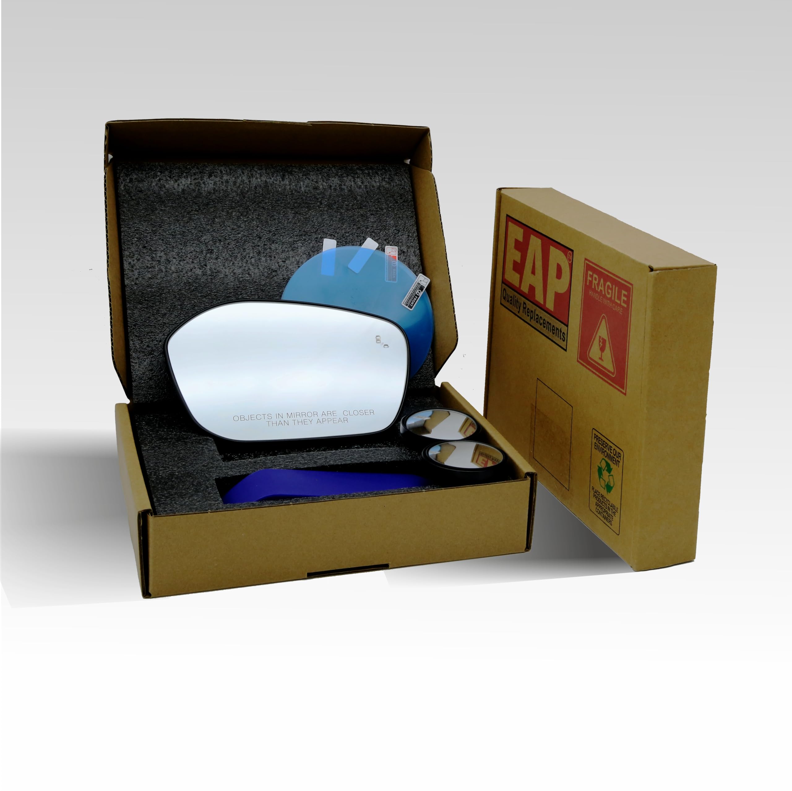 Amazon.com: EAP Passenger Side Mirror Glass Compatible with