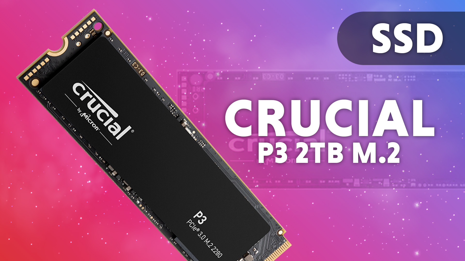 Watch Crucial P3 2TB M.2 SSD Review on Amazon Live