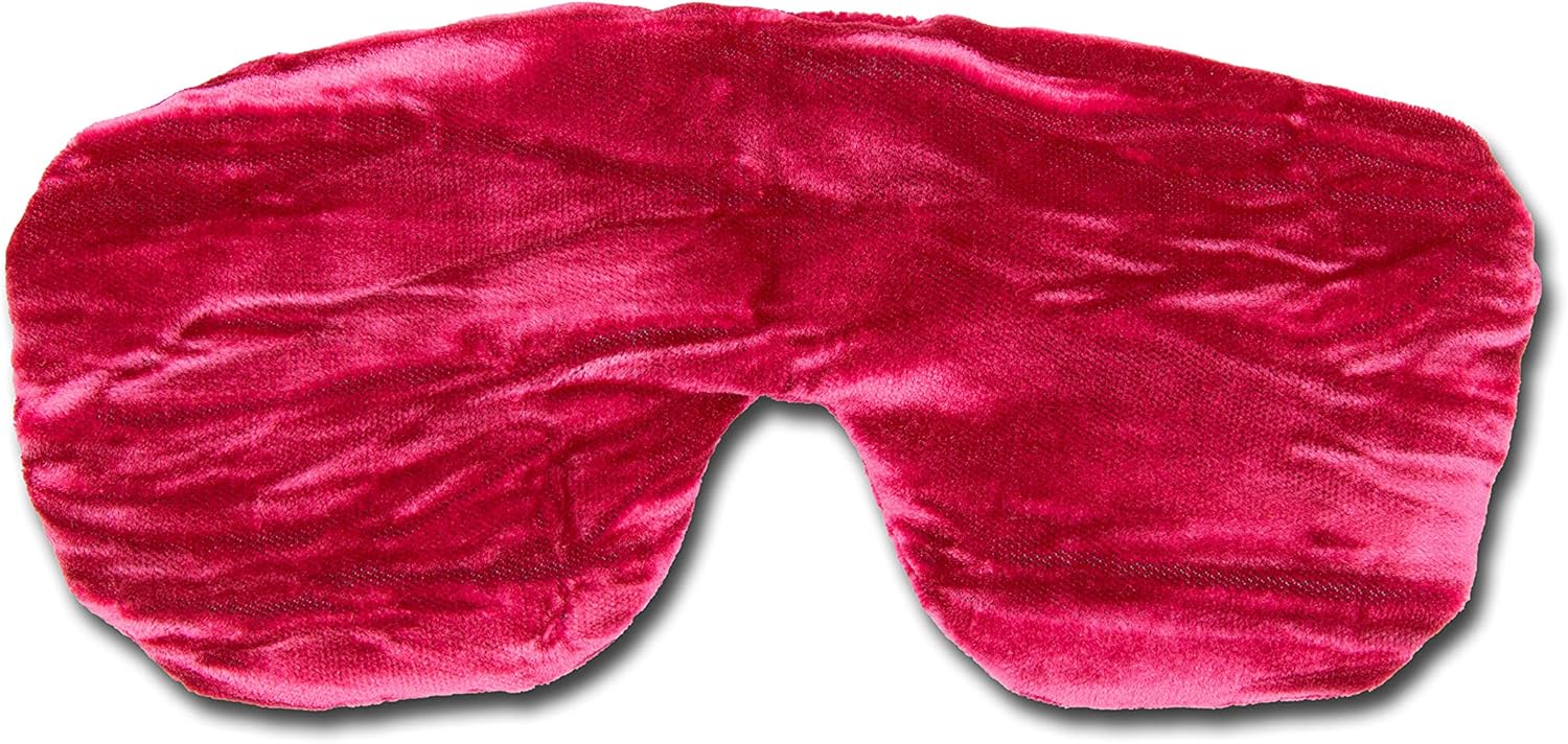 Luxe Handmade Blackout Sleep Eye Mask - Adjustable Strap - Unscented - Hot Pink - TEM-HP