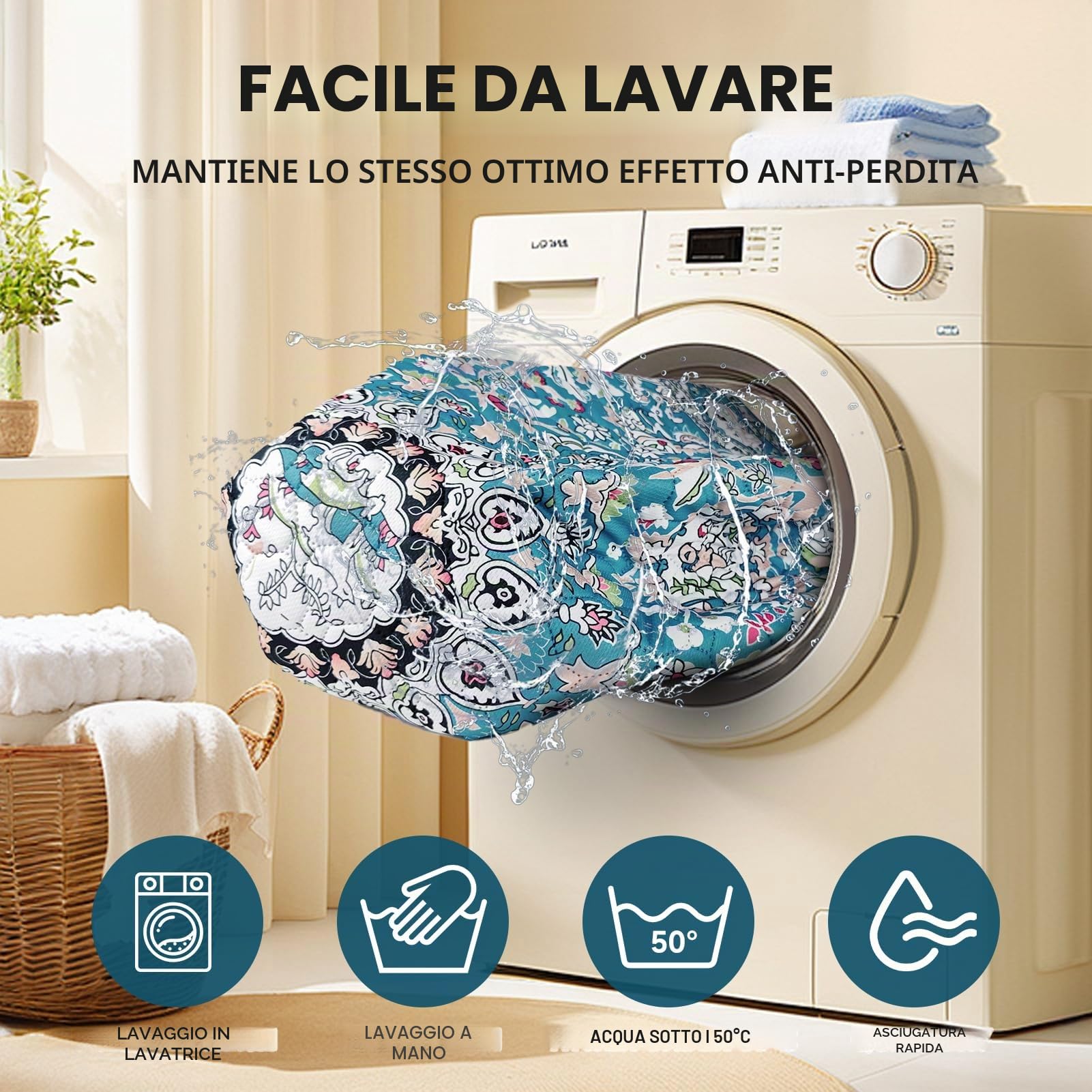 Tappetini lavabili per cani, tappetini per cuccioli con feromoni,182x182cm | Tappetino assorbente per cuccioli aggiornato 2026, impermeabile e antiscivolo, ad assorbimento rapido a prova di perdite