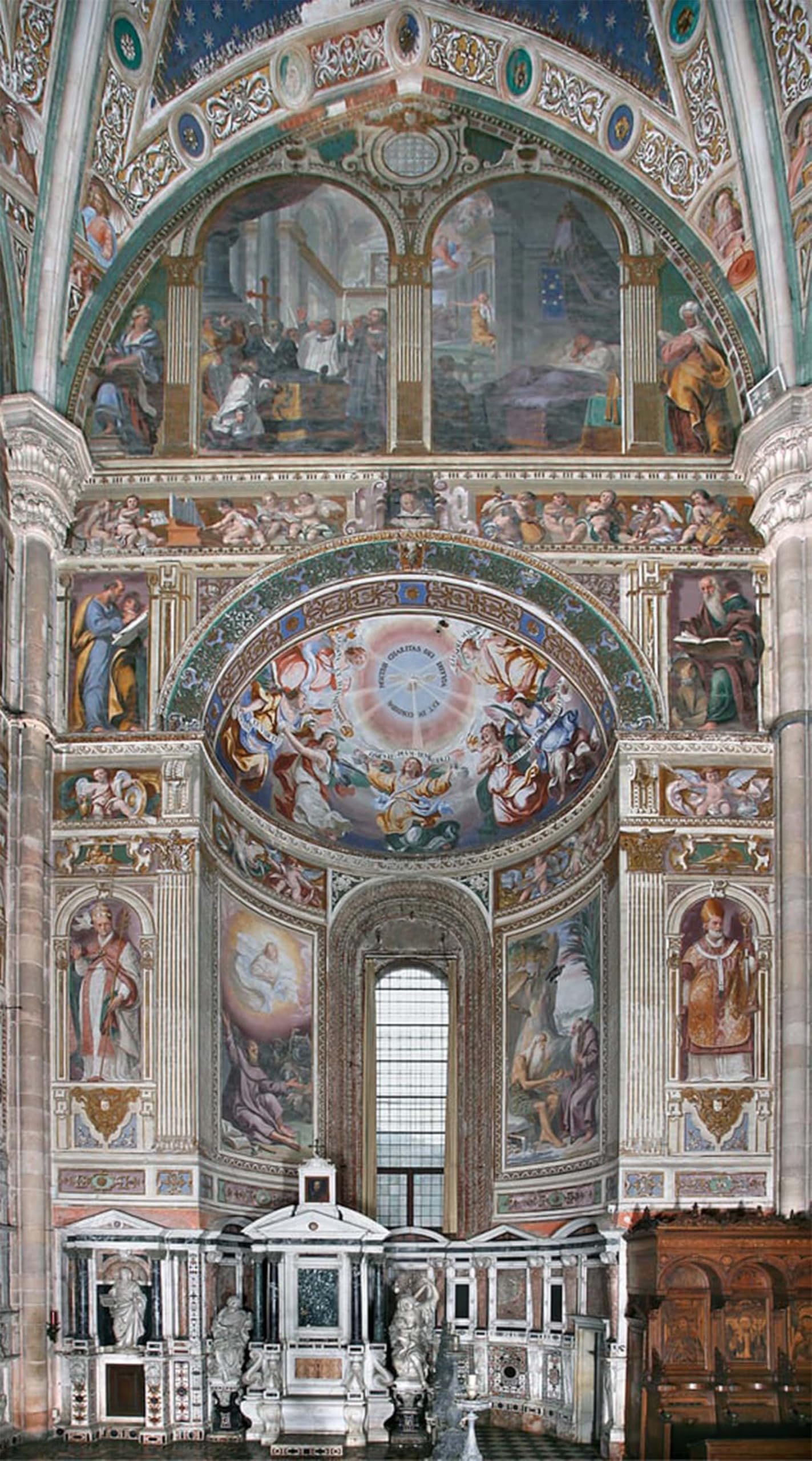 ARTXLXXBN Famous Print Painting Colorful Art Print Presbytery by Daniele Crespi Canvas Art Decorations for Home Decor 60x90cm