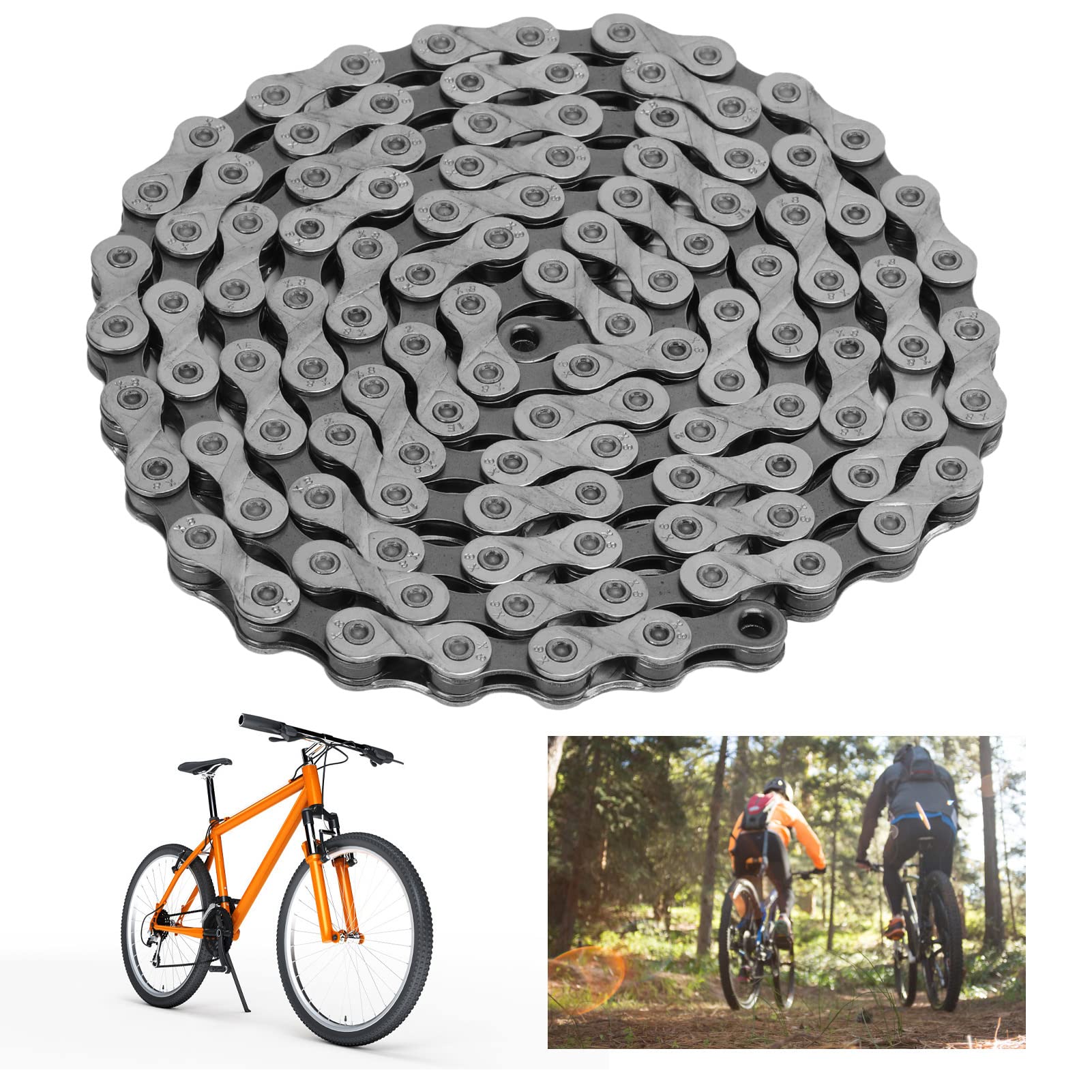 Amazon | 1 / 2x3 / 32インチ自転車チェーン、マウンテンバイク用