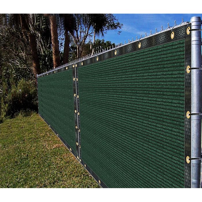 Buy Ifenceview 3' x 50' Green Shade Cloth Fence Privacy Screen Fabric