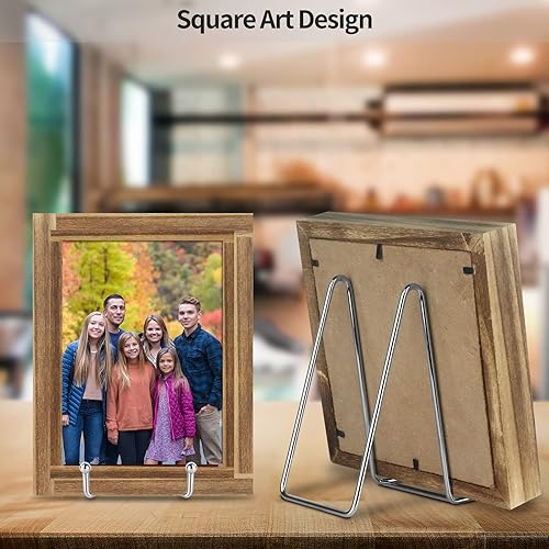 Miniatura 4 de IBosins Paquete de 5 soportes de exhibición de placas de 6 pulgadas, soporte de metal plateado para imagen, libro, caballete de fotos, creación,