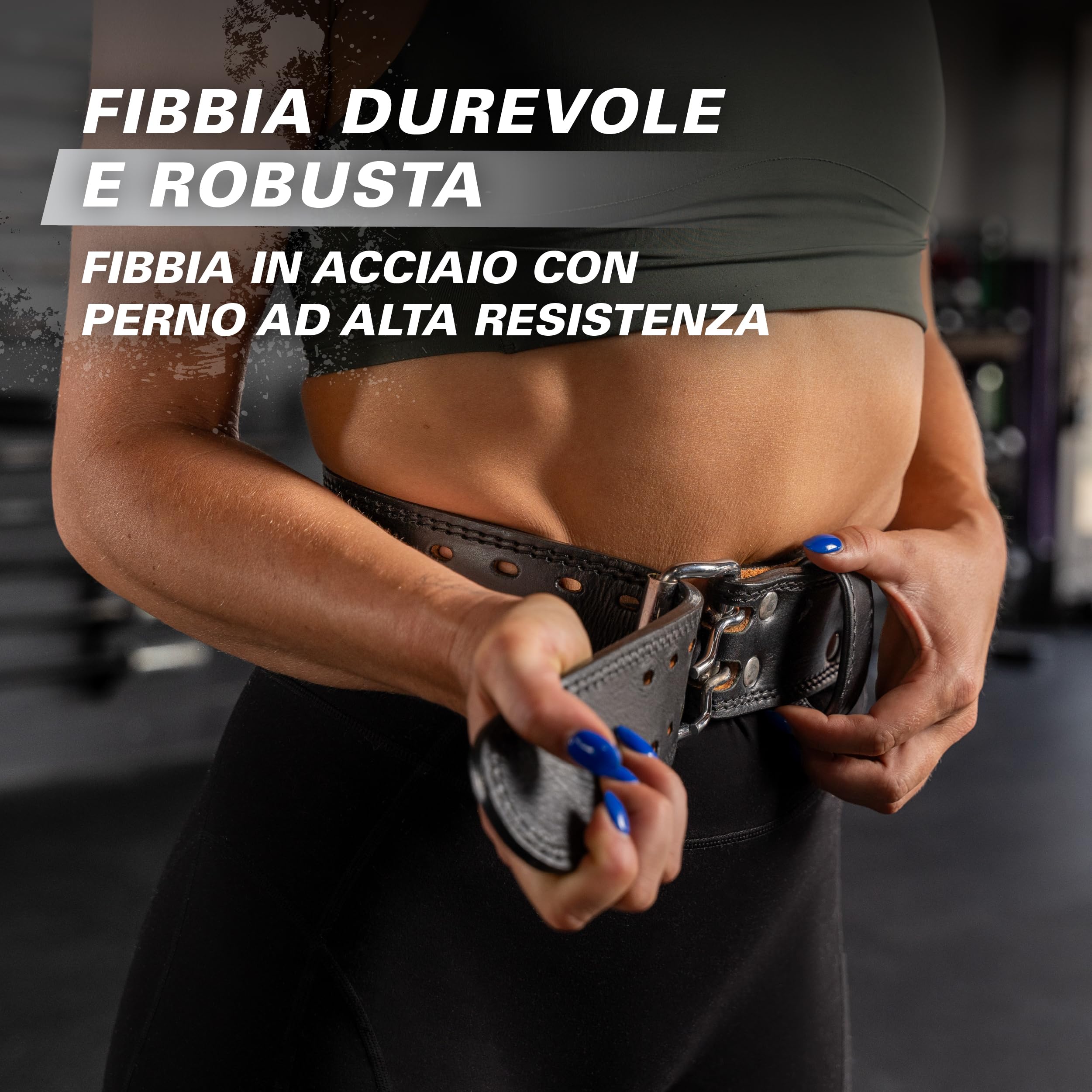 Harbinger 6" Cintura in Pelle Imbottita 2.0 – Supporto Lombare | Nero; L; supporta schiena e core; fodera in pelle e camoscio; vestibilità comoda – per sollevamento pesante
