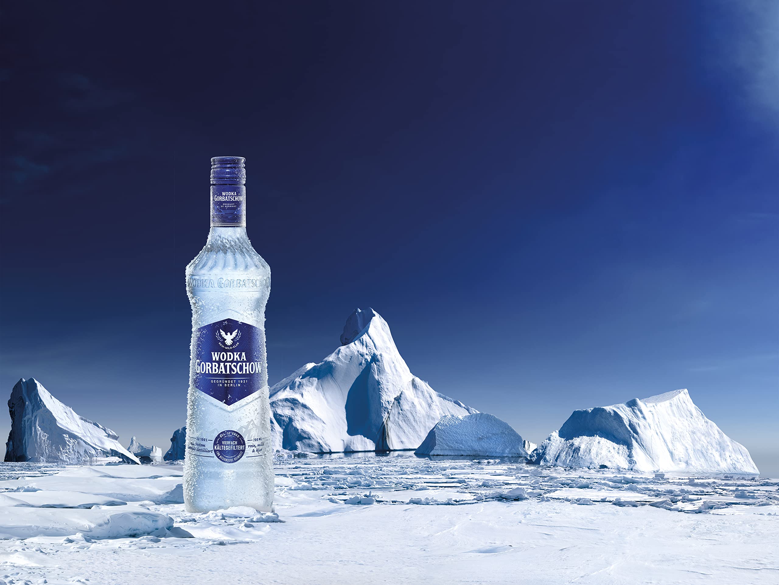 Wodka Gorbatschow 37,5 Prozent vol. (1 x 1 l) Premium Vodka - absolute Reinheit und Klarheit, milder Geschmack, ideal als Longdrink, im Cocktail oder als Shot (Packung mit 3)