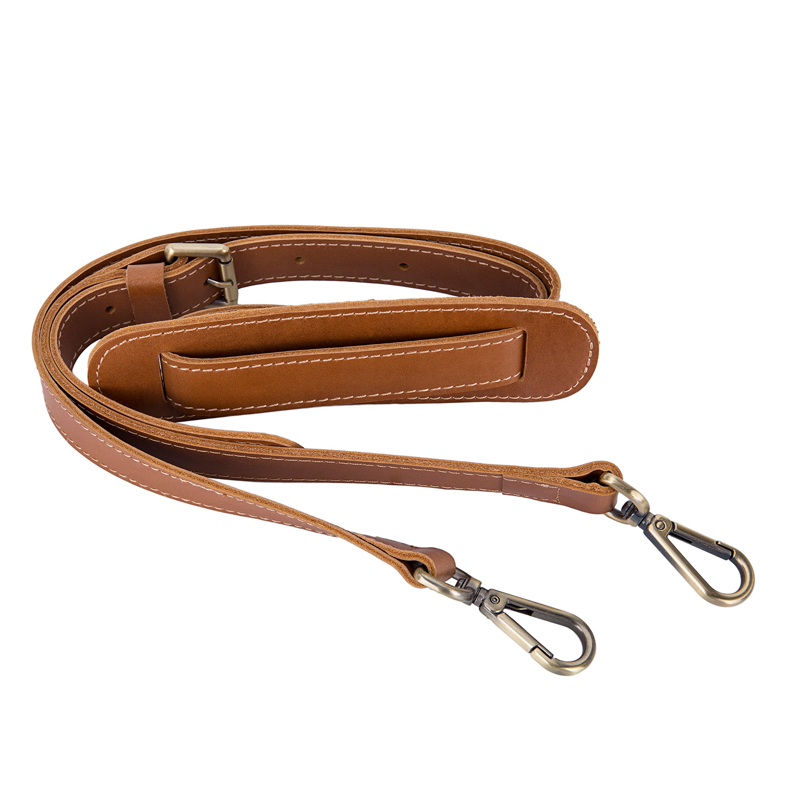 Adjustable Leather Strap Hooks Replacement Accessories for Shoulder Handbag Crossbody Bag - Orange