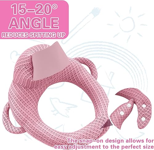 Miniatura 2 de Bottle Holder for Feeding, Soft Nursing Support Pillow for Mom, Ergonomic Feeding Aid, Resolve Hand Soreness and Fatigue (Pink)