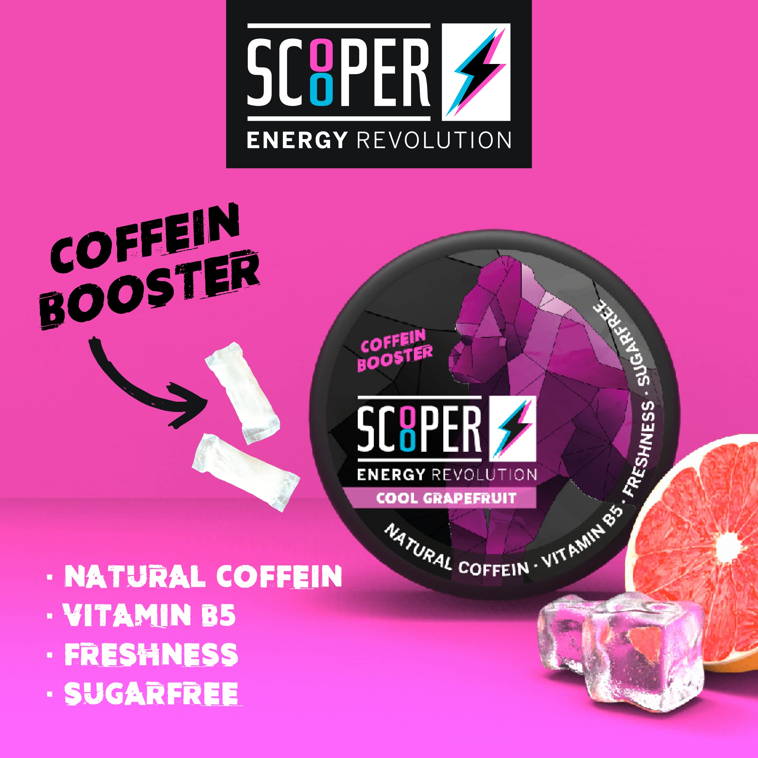 SCOOPER Energy | Energy Revolution | Mix swoje własne pudełko SCOOPER | + drzewko zapachowe BMB (2 x grejpfrut, 2 x cytryna, 2 x brzoskwinia + 1 gratis)