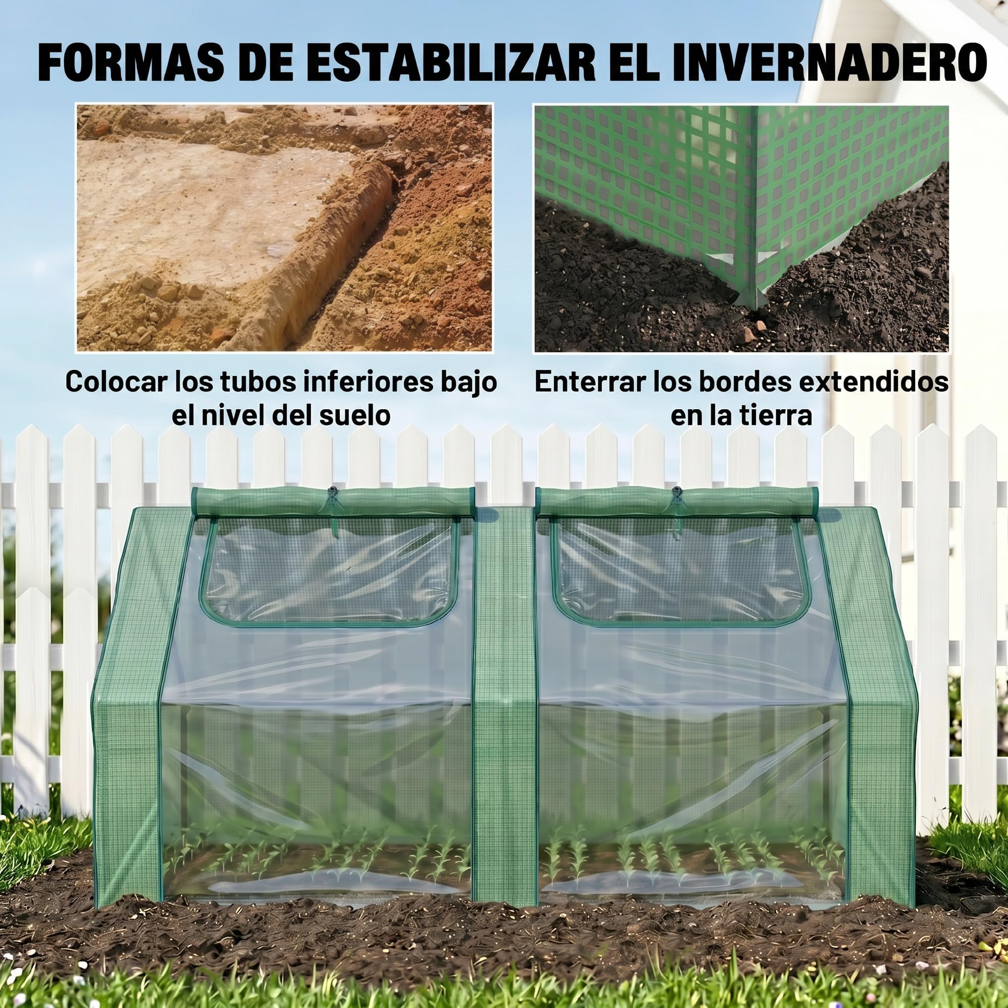 Outsunny Invernadero Pequeño Invernadero Exterior 180x90x90 cm Verde | Ventanas, Marco de Acero, Doble Cubierta, Cubiertas de PE 140g/㎡ y de PVC, para Cultivar Tomates Plantas Flores
