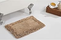 Vista 69 de Better Trends Alfombras en forma de corazón de 30 pulgadas, 100% algodón, suave, antideslizante, lavables, absorbentes de agua, para la entrada