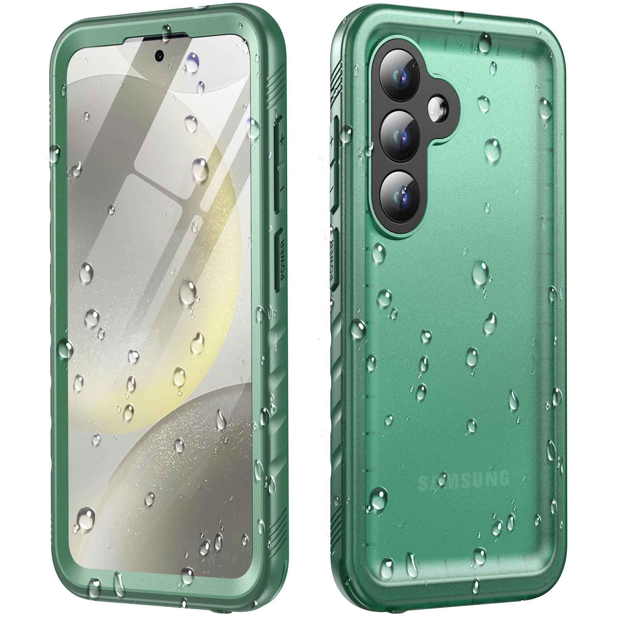 Cozycase TOP Militärschutz für Samsung Galaxy wasserdichte 360 Grad Hülle - 2m Sturzfest Panzerhülle Outdoor Case