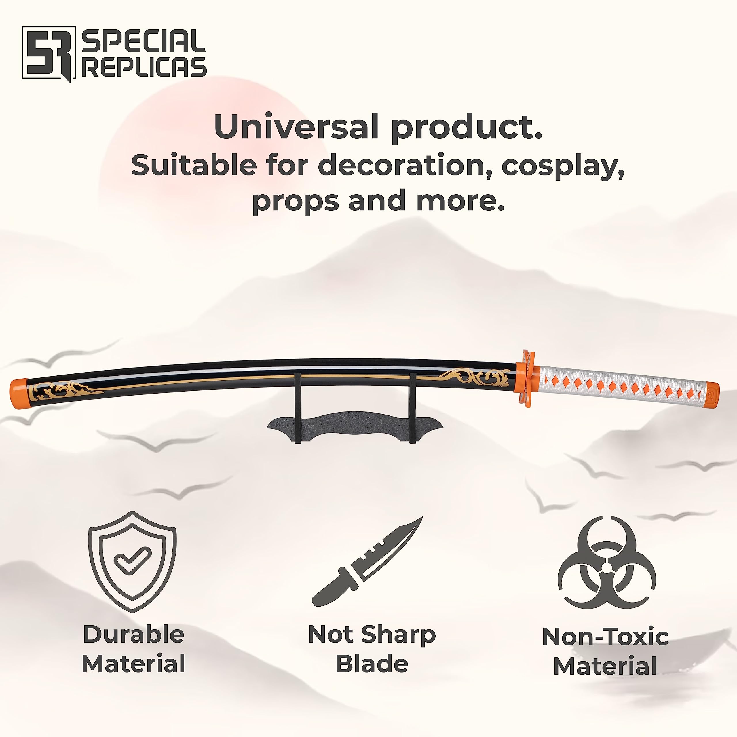 Katana Cosplay Demon Slayer 105 cm 41 Pouces Hashira Piliers Shinobu Kocho Bois