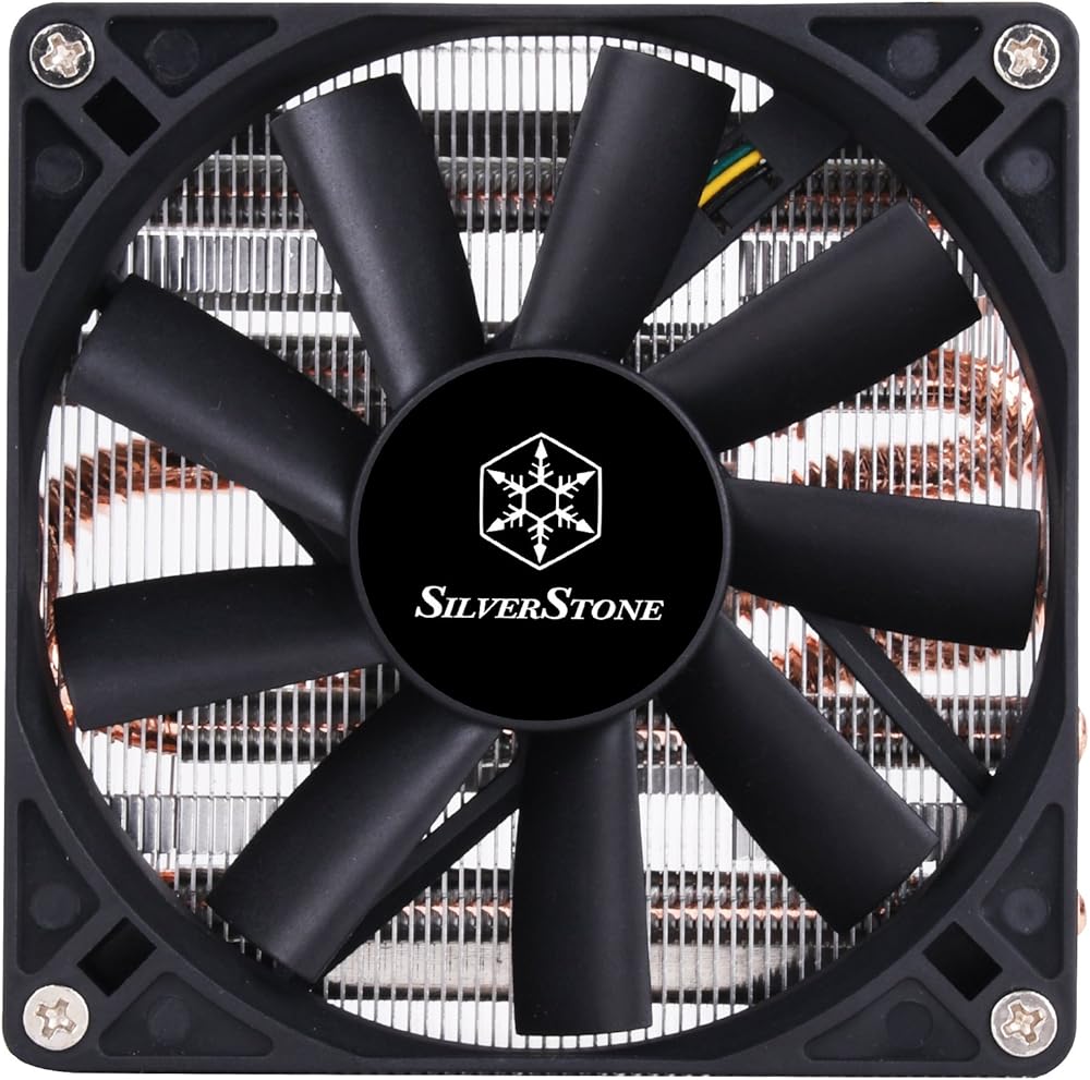 SilverStone Technology SST-AR11 SFF 95 Watt Intel 115X CPU Cooler with 4 heat pipe design at only 47mm tall AR11 thumbnail 2
